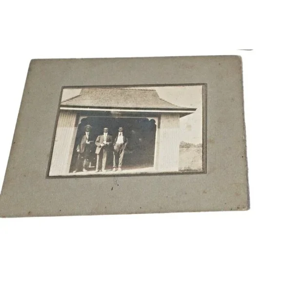 5 Victorian Photographs on Board Men Women Portrait Vintage Black White Picture - Picture 6 of 6